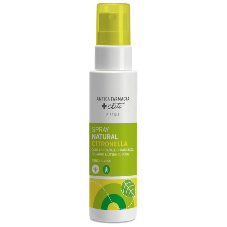 Spray Repellente Zanzare Naturale Citronella Farmacisti Preparatori 100 ml