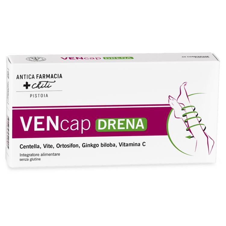 VENcap Drena Integratore Gambe Pesanti Farmacisti Preparatori 30 Compresse