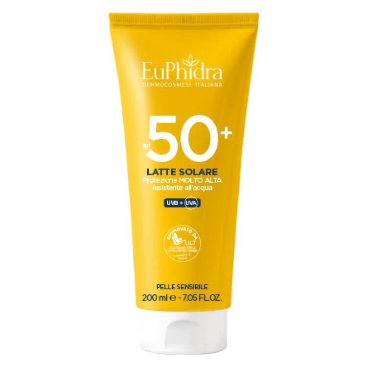 Euphidra Latte Solare SPF50+ Protezione Solare Molto Alta 200 ml