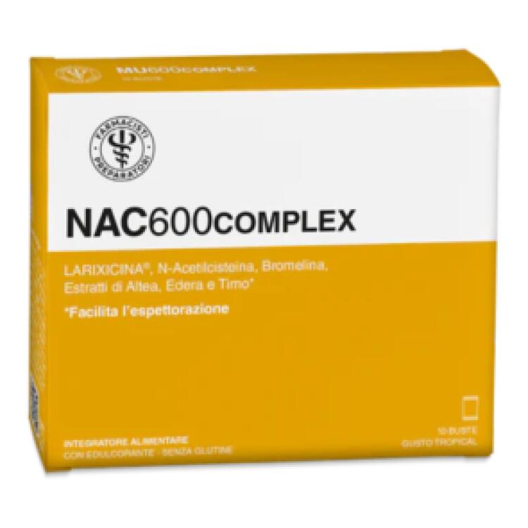 NAC 600 Complex Farmacisti Preparatori 10 Buste
